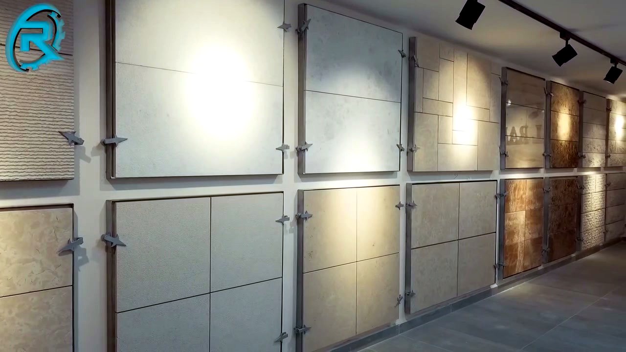 Natural stone finish showroom